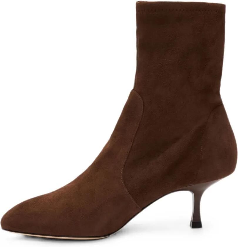 Stuart Weitzman Madison suède enkellaarzen Bruin - Foto 2