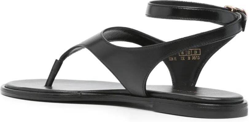 Stuart Weitzman Marley platte sandalen Zwart - Foto 2