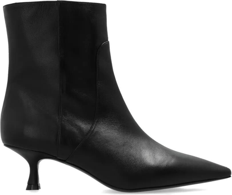 Stuart Weitzman Naomi 50 mm enkellaarzen Zwart
