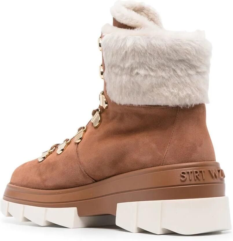 Stuart Weitzman Noho enkellaarzen met suède afwerking Bruin - Foto 2
