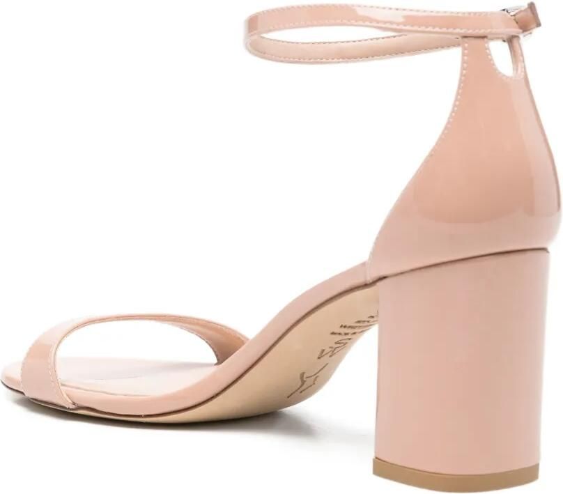 Stuart Weitzman Nudist June sandalen met blokhak Roze - Foto 3
