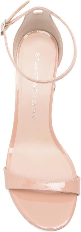 Stuart Weitzman Nudist June sandalen met blokhak Roze - Foto 4