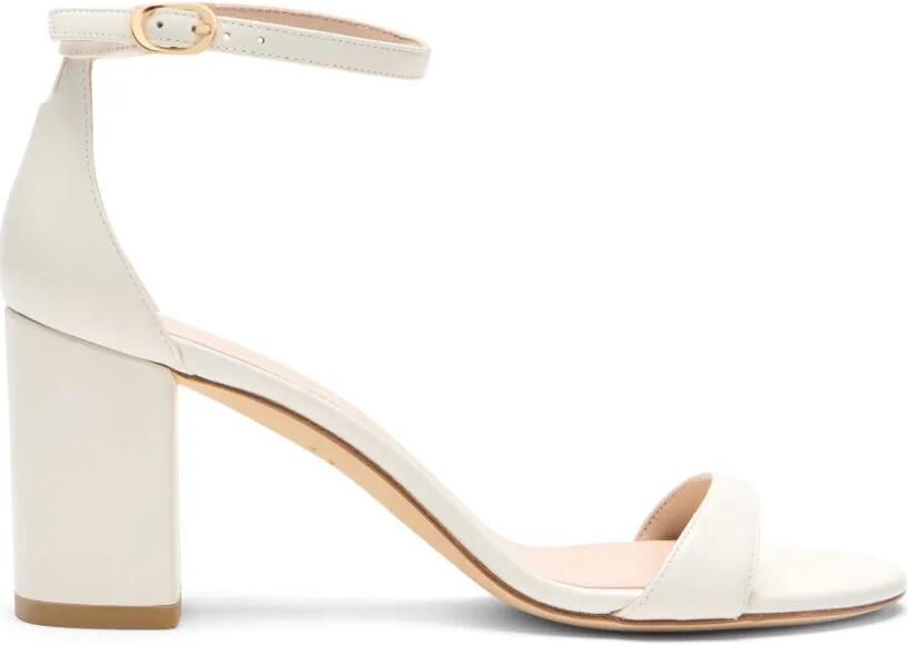 Stuart Weitzman Nudist sandalen met enkelbandje Beige