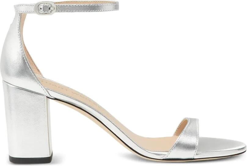 Stuart Weitzman Nudistcurve sandalen met open neus Grijs
