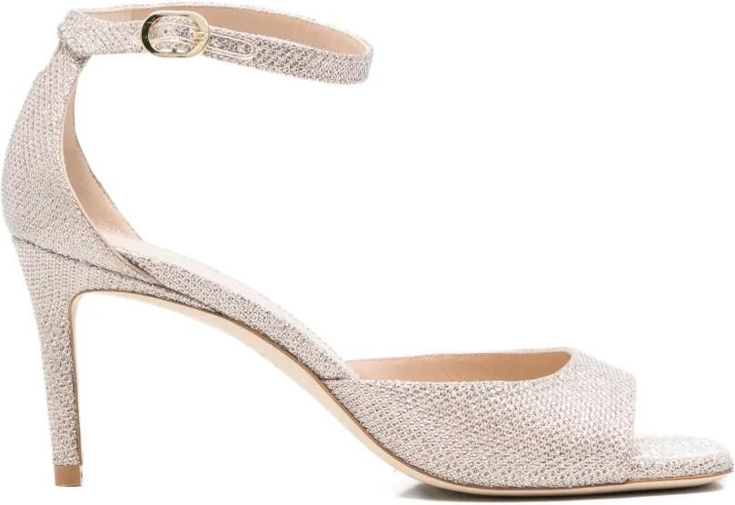 Stuart Weitzman Nudistia sandalen met enkelbandje Beige