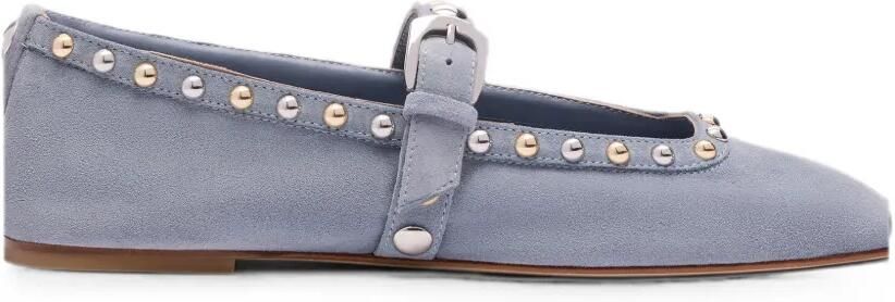 Stuart Weitzman Perry ballerina's met verfraaid met studs Blauw