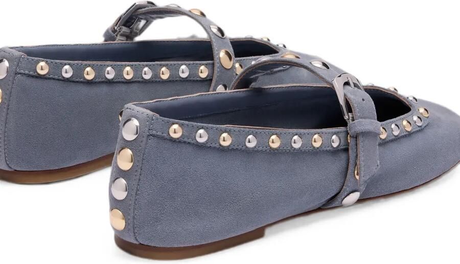 Stuart Weitzman Perry ballerina's met verfraaid met studs Blauw - Foto 3