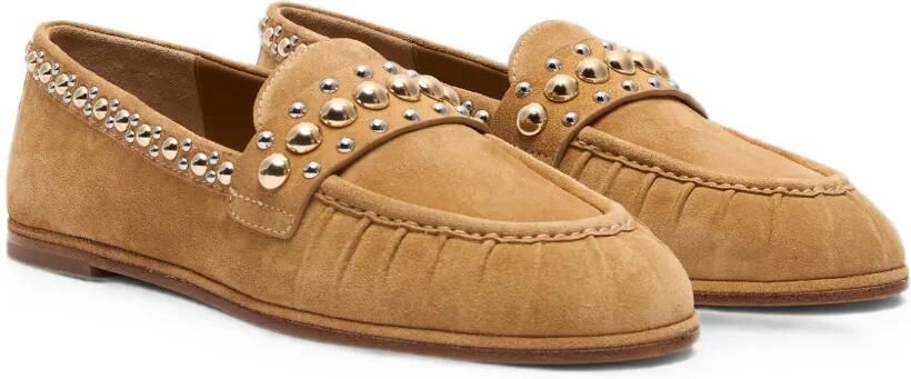 Stuart Weitzman Perry loafers verfraaid met studs Bruin - Foto 3
