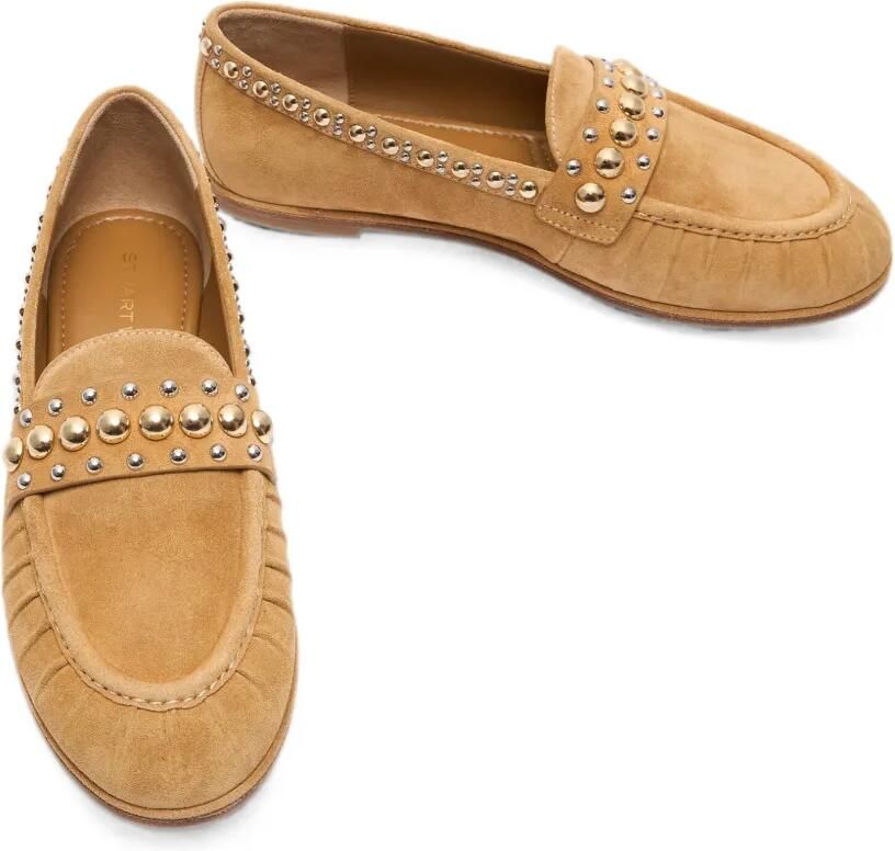 Stuart Weitzman Perry loafers verfraaid met studs Bruin - Foto 2
