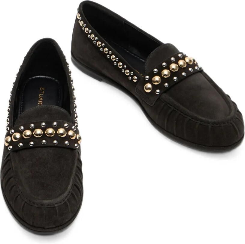 Stuart Weitzman Perry loafers verfraaid met studs Grijs - Foto 2