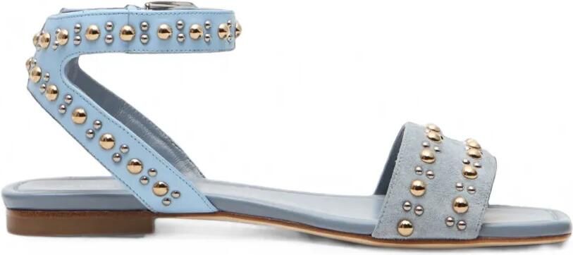 Stuart Weitzman Perry sandalen verfraaid met studs Blauw