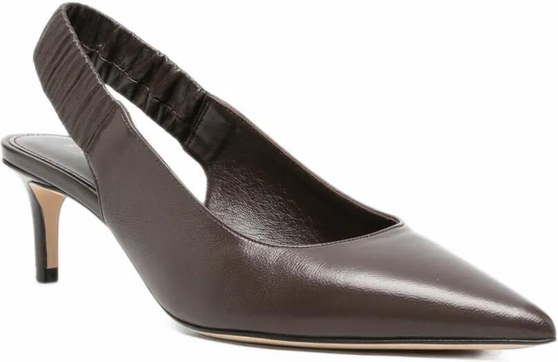 Stuart Weitzman pointed-toe slingback pumps Bruin - Foto 2