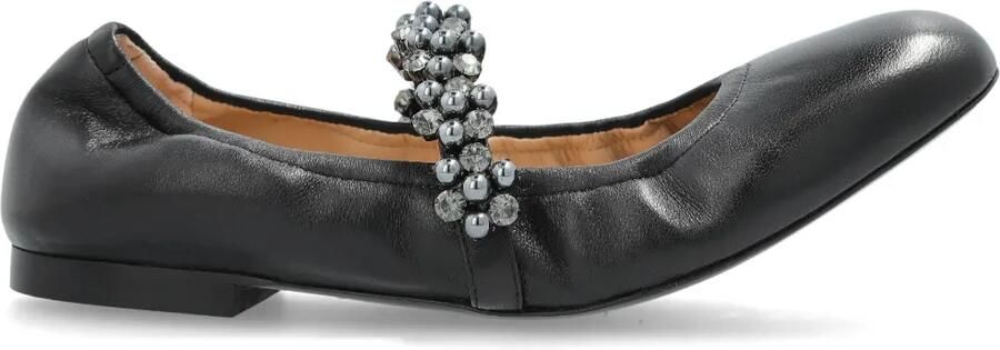 Stuart Weitzman Poppy ballerina's Zwart
