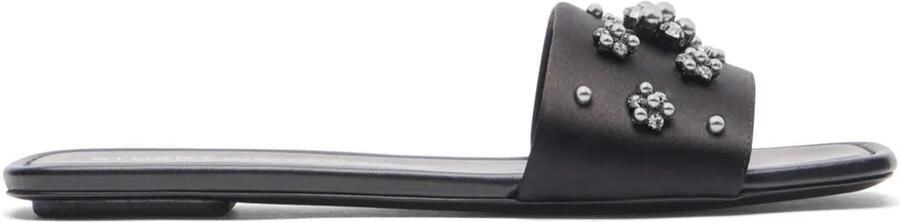 Stuart Weitzman Poppy slippers Zwart