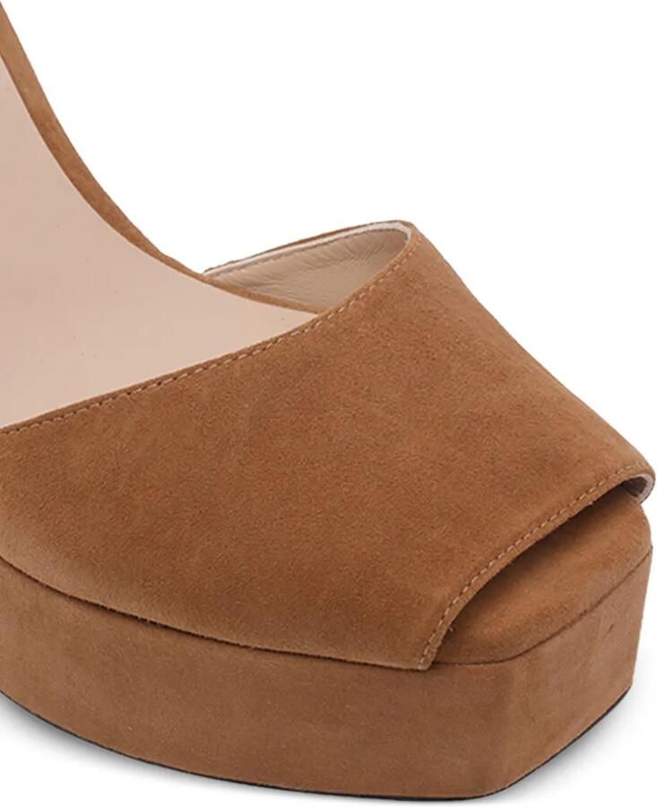 Stuart Weitzman Pumps met plateauzool en enkelbandje Bruin - Foto 3