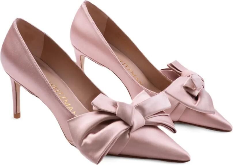 Stuart Weitzman Pumps met strikdetail Roze - Foto 3