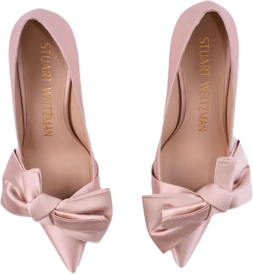 Stuart Weitzman Pumps met strikdetail Roze - Foto 2