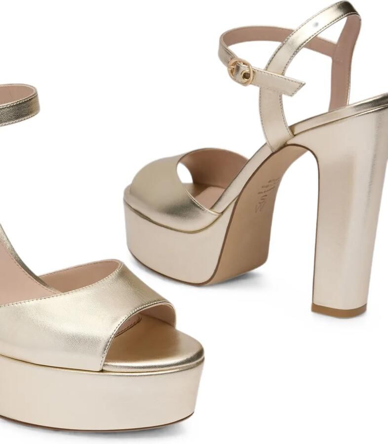 Stuart Weitzman Reade sandalen met plateau Beige - Foto 2