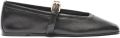 Stuart Weitzman Sai ballerina's met gespdetail Zwart - Zwart