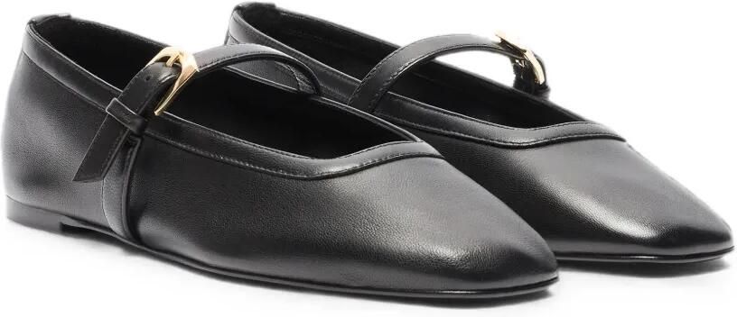 Stuart Weitzman Sai ballerina's met gespdetail Zwart - Foto 3