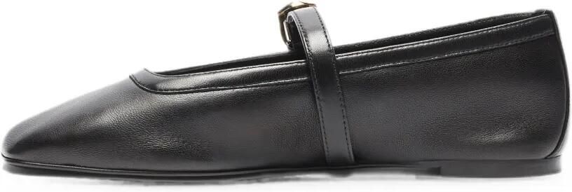 Stuart Weitzman Sai ballerina's met gespdetail Zwart - Foto 4