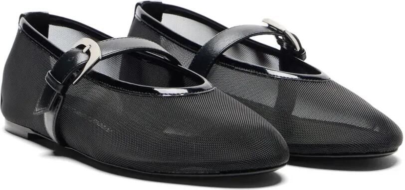 Stuart Weitzman Sai Bareitall ballerina's Zwart - Foto 3