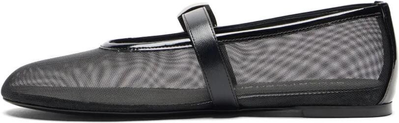 Stuart Weitzman Sai Bareitall ballerina's Zwart - Foto 4