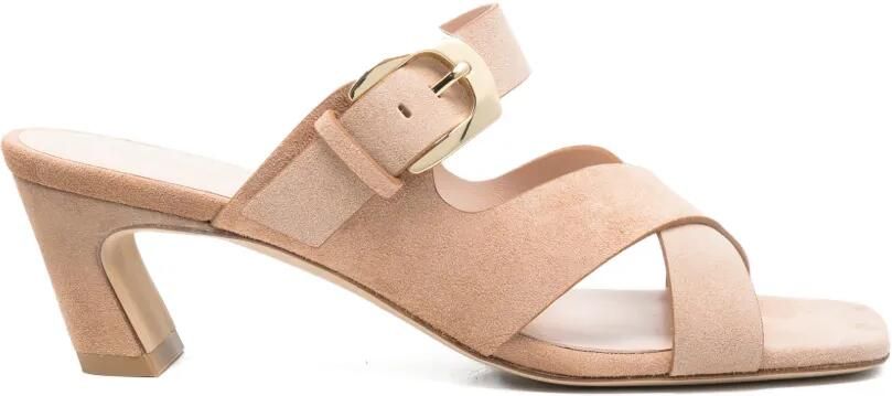 Stuart Weitzman Sai sandalen met gespdetail Beige