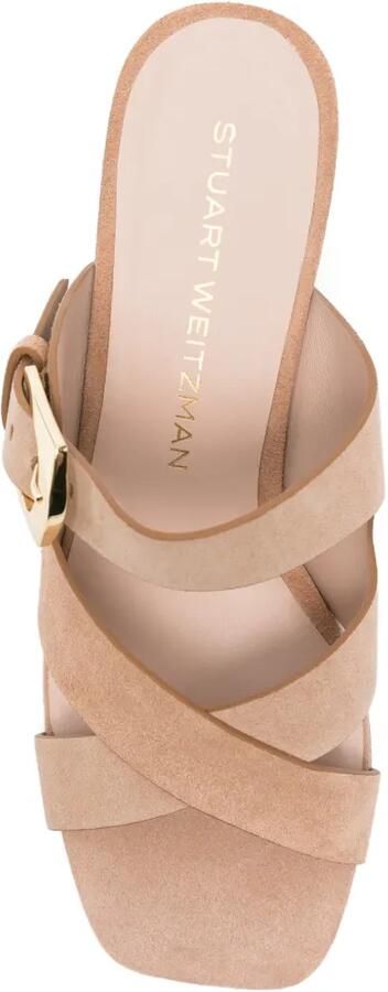 Stuart Weitzman Sai sandalen met gespdetail Beige - Foto 4