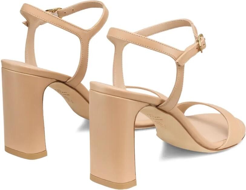Stuart Weitzman Sandalen met blokhak Beige - Foto 4