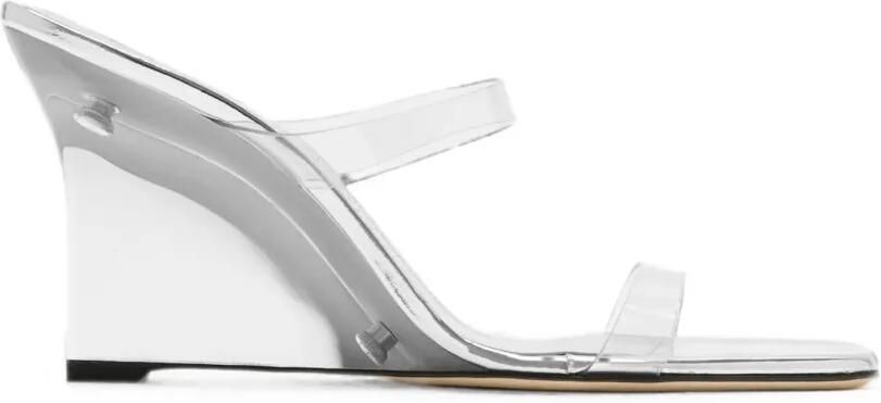 Stuart Weitzman Sandalen met doorzichtig bandje Wit - Foto 4