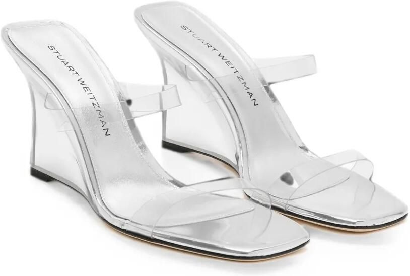 Stuart Weitzman Sandalen met doorzichtig bandje Wit - Foto 3