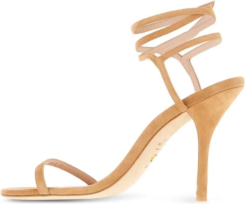 Stuart Weitzman Sandalen met enkelbandje Beige - Foto 3