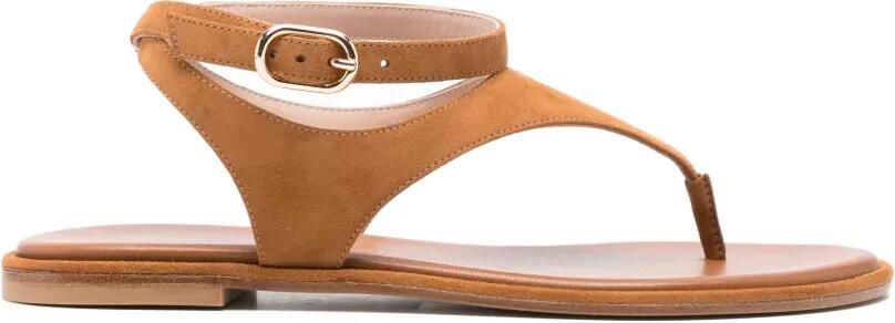 Stuart Weitzman Sandalen met enkelbandjes Bruin
