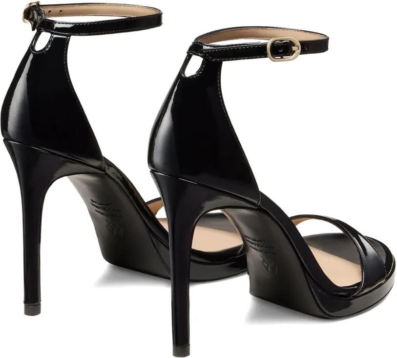 Stuart Weitzman Sandalen met enkelbandjes en plateauzool Zwart - Foto 3