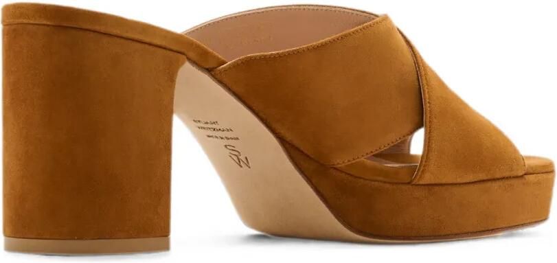 Stuart Weitzman Sandalen met gekruiste bandjes Bruin - Foto 4