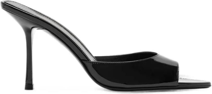 Stuart Weitzman Sandalen met gelakte afwerking Zwart
