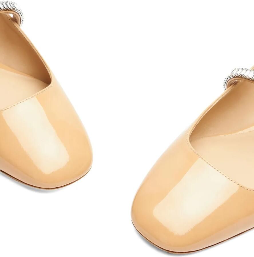 Stuart Weitzman Slingback ballerina's verfraaid met kristallen U2A - Foto 2