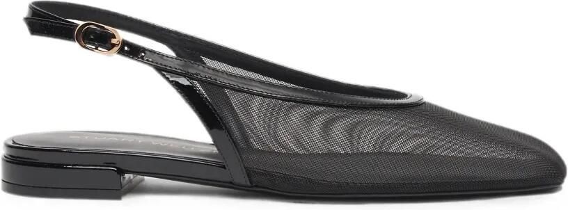 Stuart Weitzman Slingback pumps met mesh Zwart