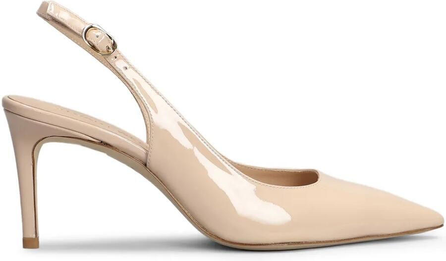 Stuart Weitzman Slingback pumps met puntige neus Beige