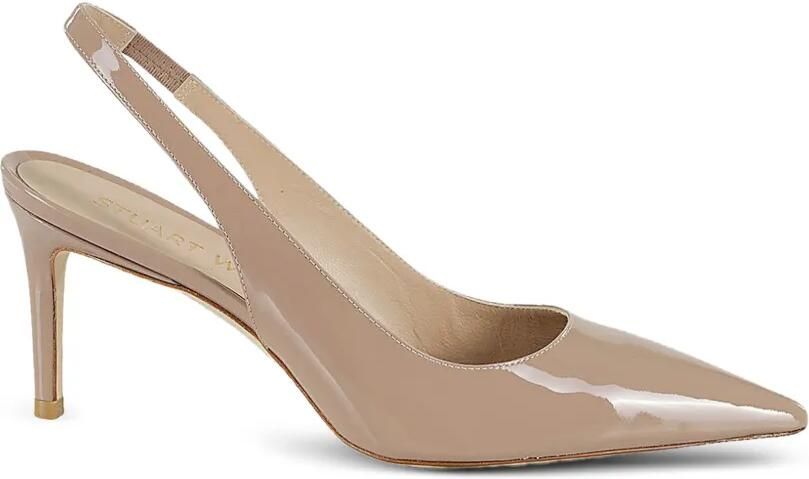 Stuart Weitzman Slingback pumps met puntige neus Beige