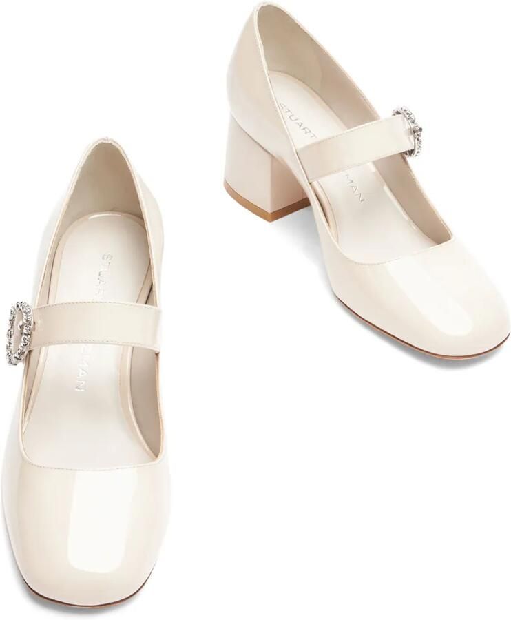 Stuart Weitzman Sloane 60 mm pumps Wit - Foto 2