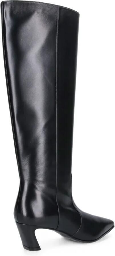 Stuart Weitzman Stassi 50 leren laarzen met vierkante neus Zwart - Foto 4