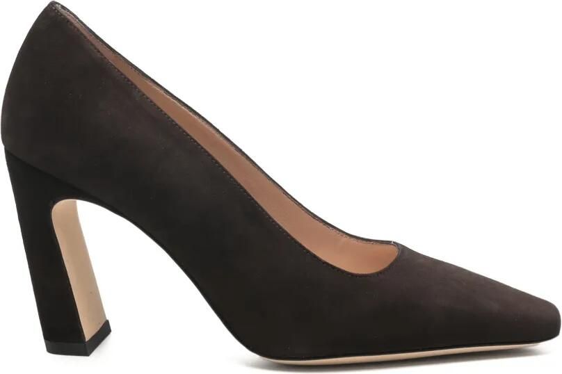 Stuart Weitzman Stassi square-toe pumps Bruin