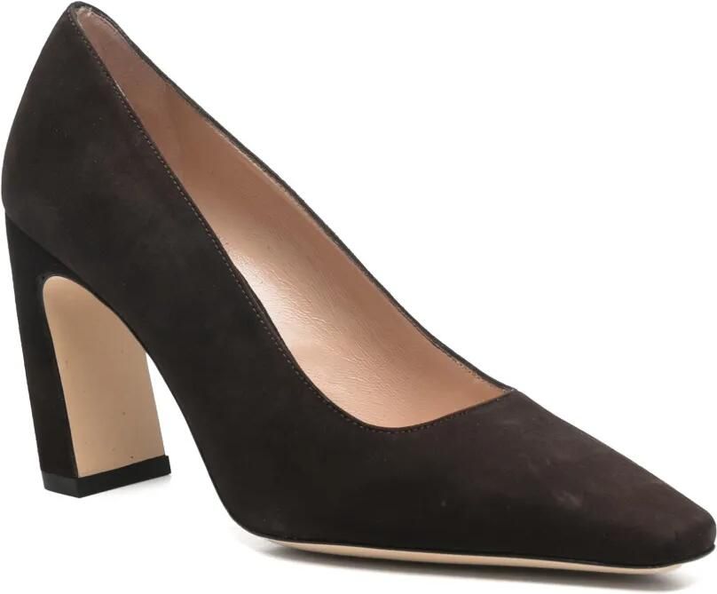 Stuart Weitzman Stassi square-toe pumps Bruin - Foto 3