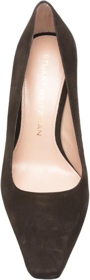 Stuart Weitzman Stassi square-toe pumps Bruin - Foto 4