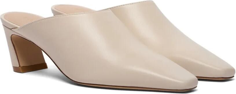 Stuart Weitzman Stasso muiltjes met vierkante neus Beige - Foto 3