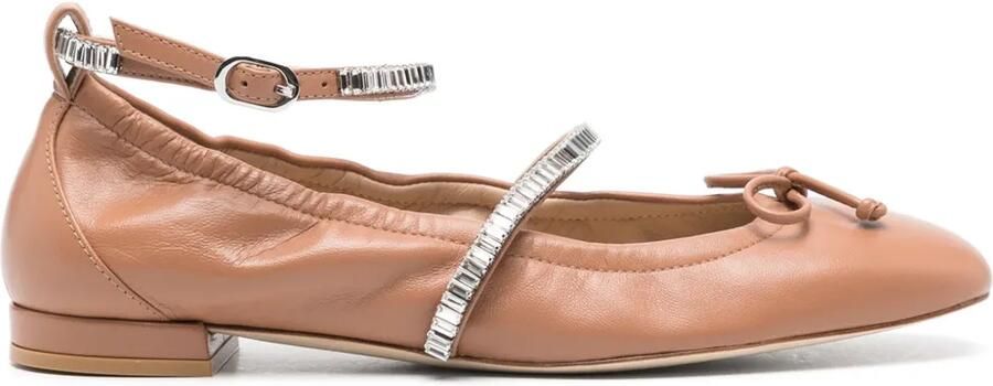 Stuart Weitzman Stefanie ballerina's Beige
