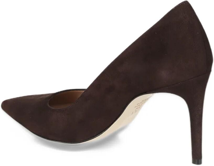 Stuart Weitzman Stuart Power 85 pointed-toe suede pumps Bruin - Foto 4