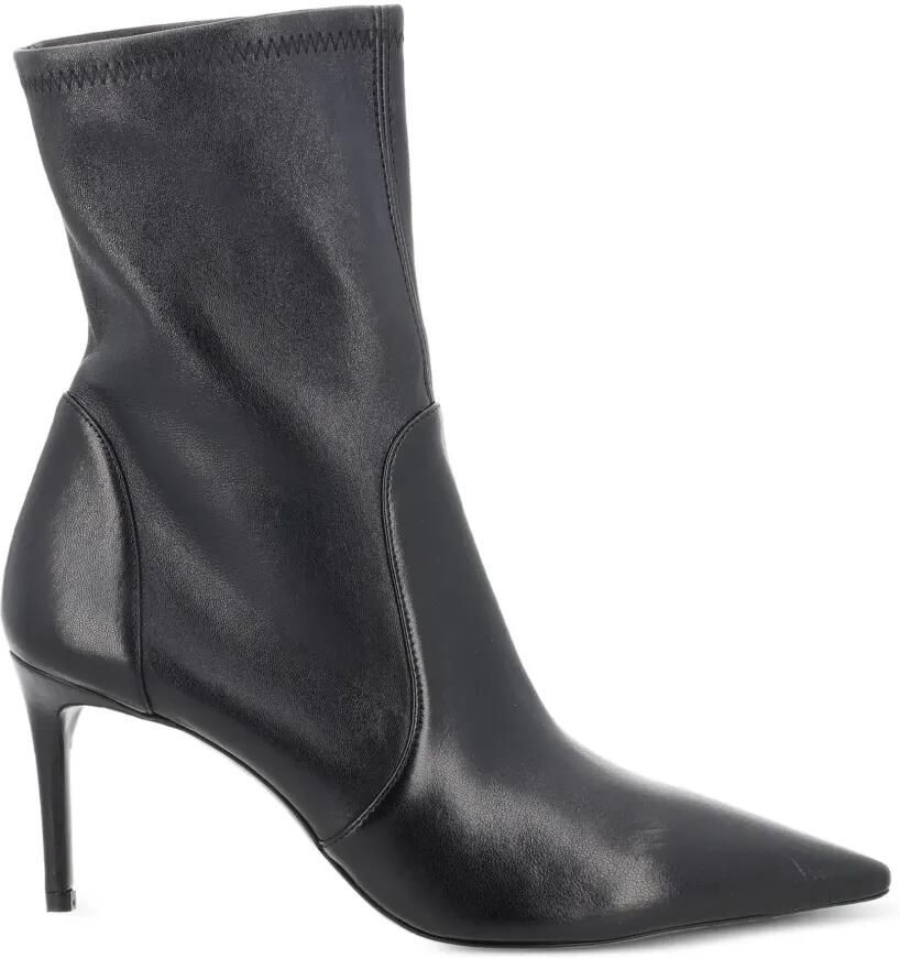 Stuart Weitzman Stuart Power Bootie 75 pointed-toe stiletto boots Zwart